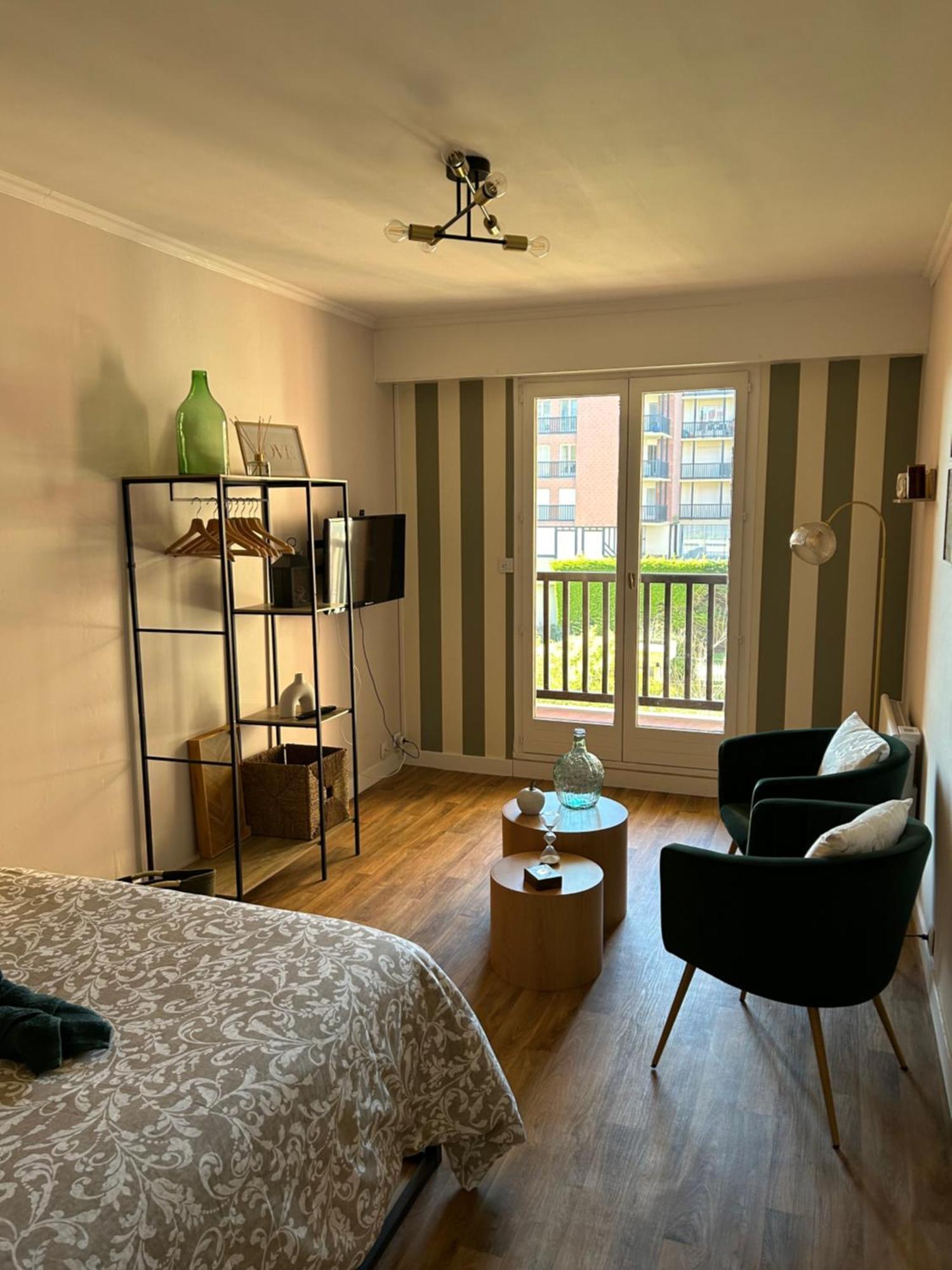 La Suite Emeraude, Studio Chic, Acces Direct Plage Cabourg Zewnętrze zdjęcie