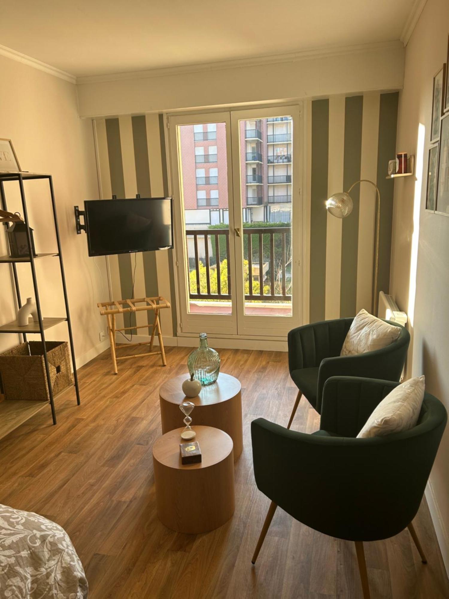 La Suite Emeraude, Studio Chic, Acces Direct Plage Cabourg Zewnętrze zdjęcie
